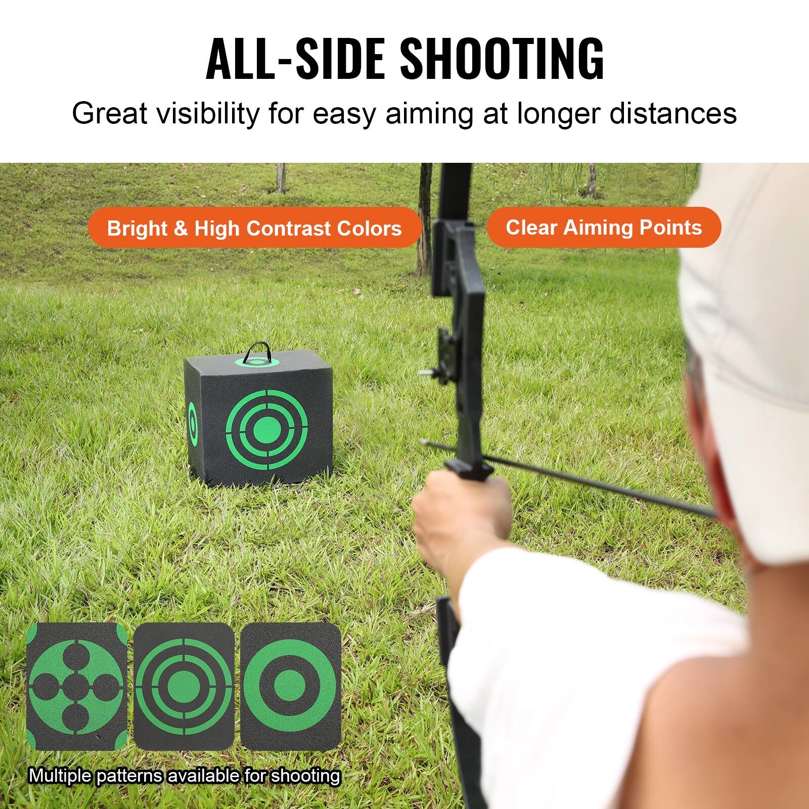 VEVOR Archery Target,15"x15",Easy Arrow Removal,Great Visibility